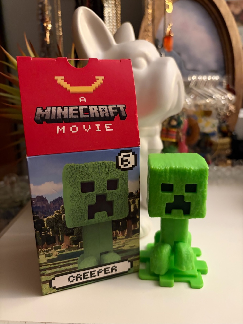 McDonald’s x Minecraft Movie Creeper Happy Meal Toy Figure 6